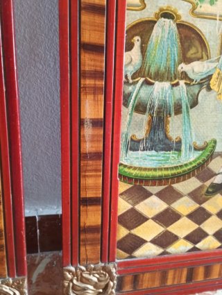 2 Cuadros Antiguos Láminas modernista
