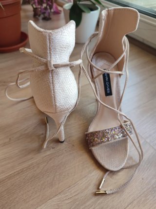 Sandalias de tacón mujer