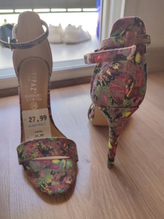 Sandalias de tacón mujer