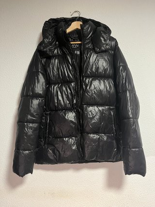 Abrigo acolchado Zara hombre negro