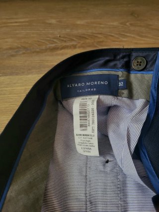 Traje Álvaro Moreno Azul Marino T.38/32 + Funda