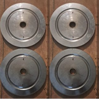 4 discos de 8kg de 30mm de acero