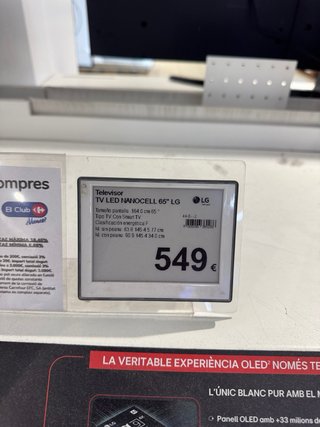 TV LG Nanocell AI 65” 2026