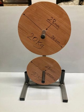 Soporte Díscos de Pesas de 28 y 30 mm Decathlon