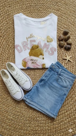 Camiseta Oso Follow Your Dreams