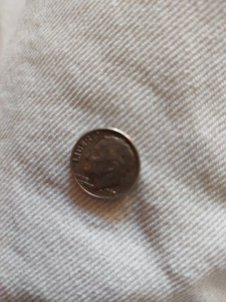 Moneda 10 centavos de dólar USA
