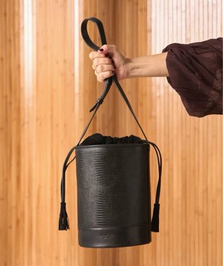 Bolso MONPIEL Negro Cuero Piel Serpiente