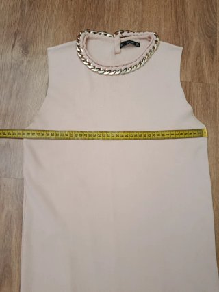 Jersey Zara sin mangas con cadena Talla L