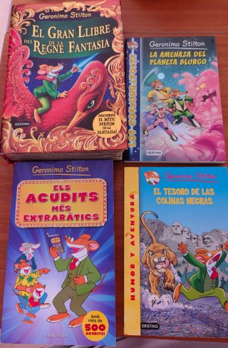 Lote de libros de Gerónimo Stilton