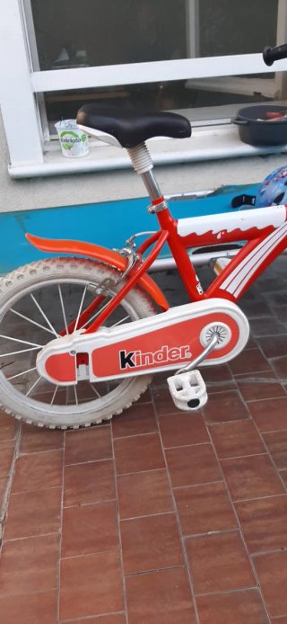 Bici bimba rossa
