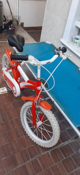 Bici bimba rossa