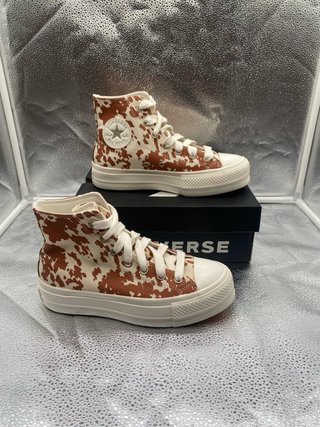 Converse Platform Stivali Marroni Bianche