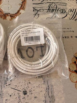 Cable de red CAT6 UTP 10m Blanco