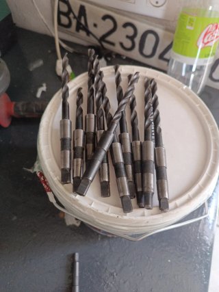 Brocas HSS 8mm Guhring Usadas 4€ cada una
