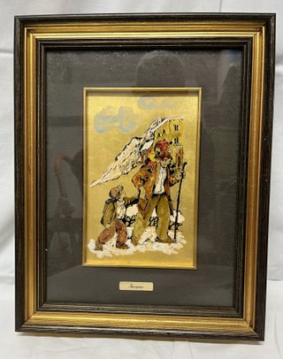 Serigrafia "Inverno" con cornice