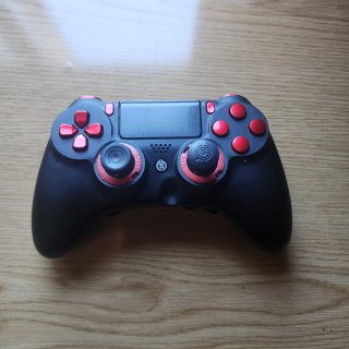 Mando SCUF Impact Negro y Rojo