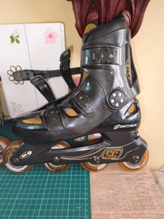 Patines en línea Crazy Creek Talla 39 Negros