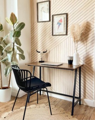 VASAGLE LWD40X Mesa Escritorio Madera