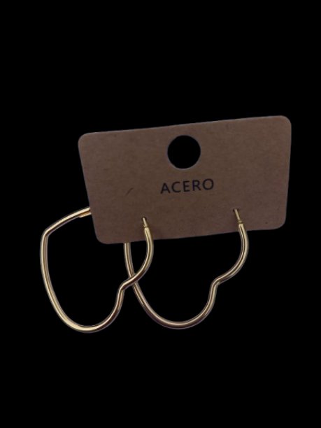 Pendientes Corazón Dorados