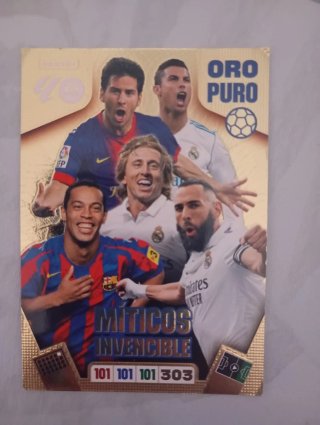 Adrenalyn La Liga Míticos Invencibles Oro Puro