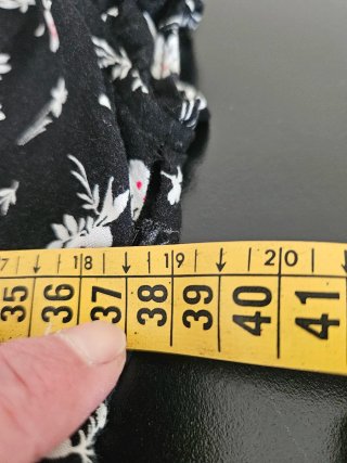 Vestito lungo donna nero con fiori