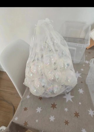 Palline di Natale in Cristallo Iridescenti