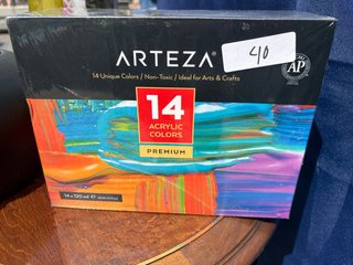 Arteza 14 Pinturas Acrílicas Premium