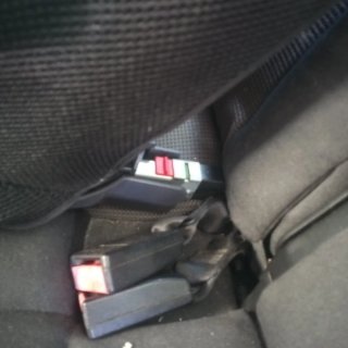 Silla de coche Isofix negra