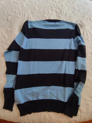 Jersey Pull&Bear Rayas Azul Marino Talla S