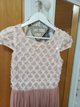 Vestido tul empolvado graduación/boda