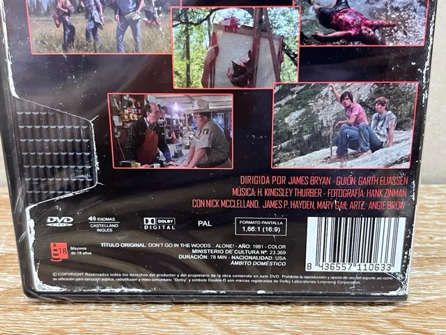 NO VAYAS AL BOSQUE SOLA DVD NUEVO EMBALADO 1981