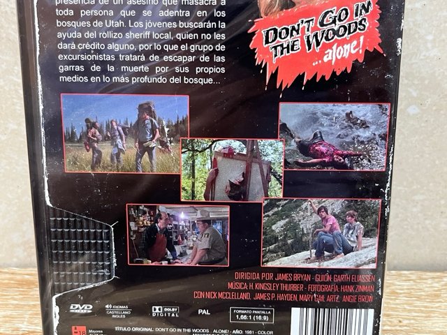 NO VAYAS AL BOSQUE SOLA DVD NUEVO EMBALADO 1981