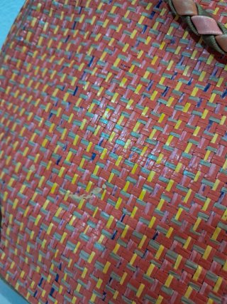 Bolso Hobo Trenzado Multicolor Sotrina
