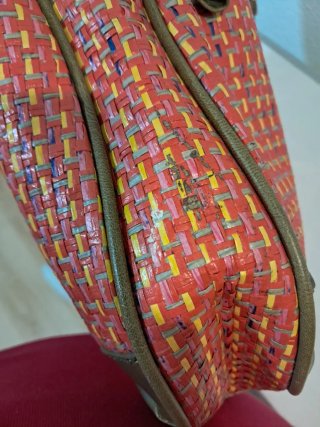 Bolso Hobo Trenzado Multicolor Sotrina