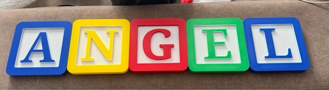 Letras decorativas de toy story