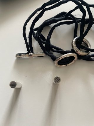 Hermès Colgante/Pulsera Negro/Plata