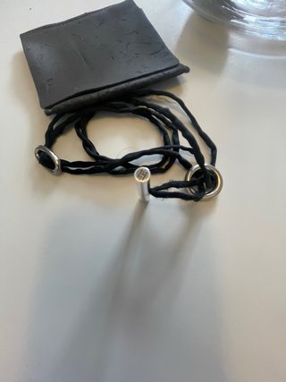 Hermès Colgante/Pulsera Negro/Plata