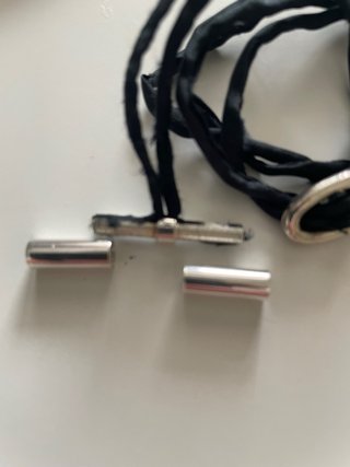 Hermès Colgante/Pulsera Negro/Plata