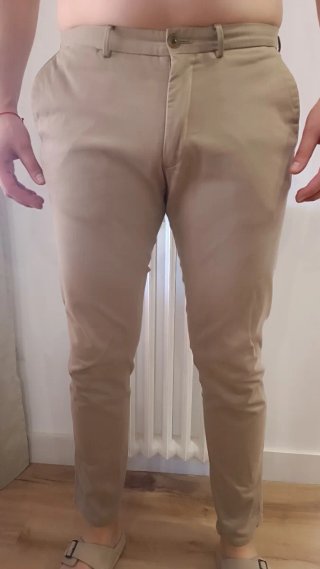 Pantalón beige Massimo Dutti Talla 44