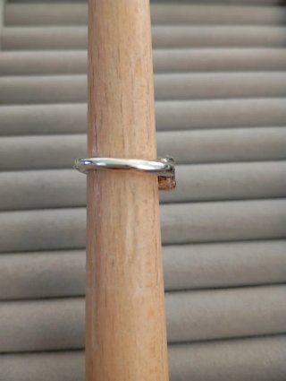 Anillo estilo croisette nuevo plata