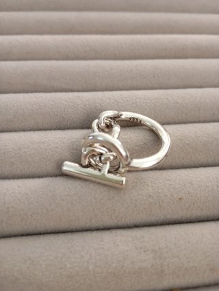 Anillo estilo croisette nuevo plata