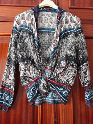 Kimono Stradivarius estampado multicolor