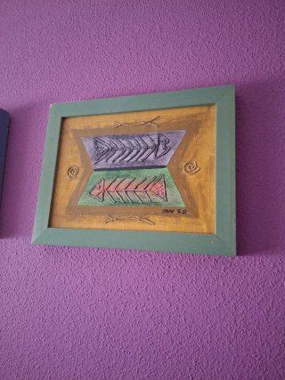 4 Cuadros Dominicanos, pintados a mano