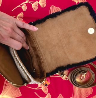 Bolso Parfois convertible bordado