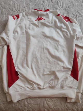 Sudadera Kappa Sporting Gijón Blanca
