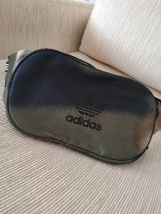 Riñonera Adidas Camuflaje Verde