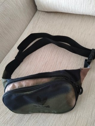 Riñonera Adidas Camuflaje Verde