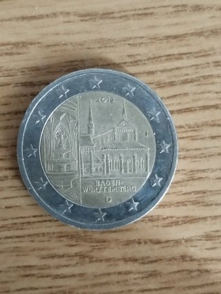 Moneda 2 Euros Alemania Baden-Württemberg 2013