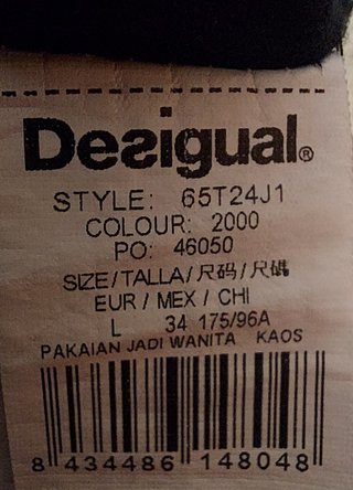 Abito tunica Desigual con mandala – Taglia L – Ott