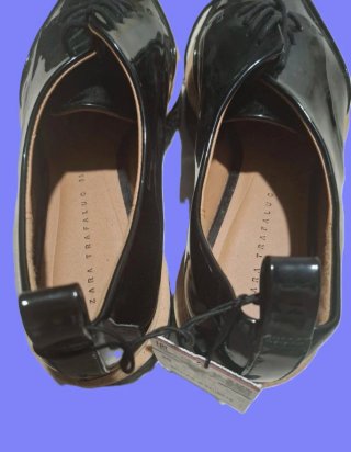 Zapatos Zara vintage negros
